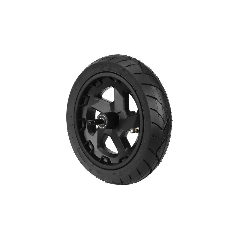Original Segway Ninebot MAX G3 Front Wheel Segway Max G3 Scooter Rim with 70/60-7.5 Vacuum Tire 11 Inch Pneumatic Rubber Tyre Tubeless Tire with Hub Front Wheel Assembly