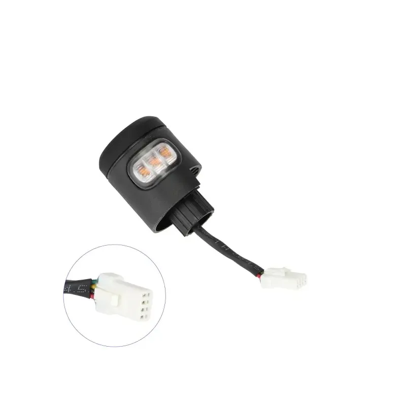 Original Left Segway Ninebot MAX G3/F3/ZT3 Integrated Turn Signal LED Crossbar Handlebar Cover Light Handle Tail Ninebot Electric Scooter with Turn Signal Left Handle Turn Signal Light