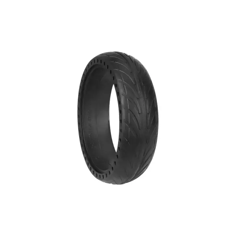 8*2.125 Porous Solid Tire for Ninebot ES1 Electric Scooters Dedicated Shock-absorbing and Explosion-proof Honeycomb Tire with Hollow Solid Tire No Inflate Replacement Tyres
