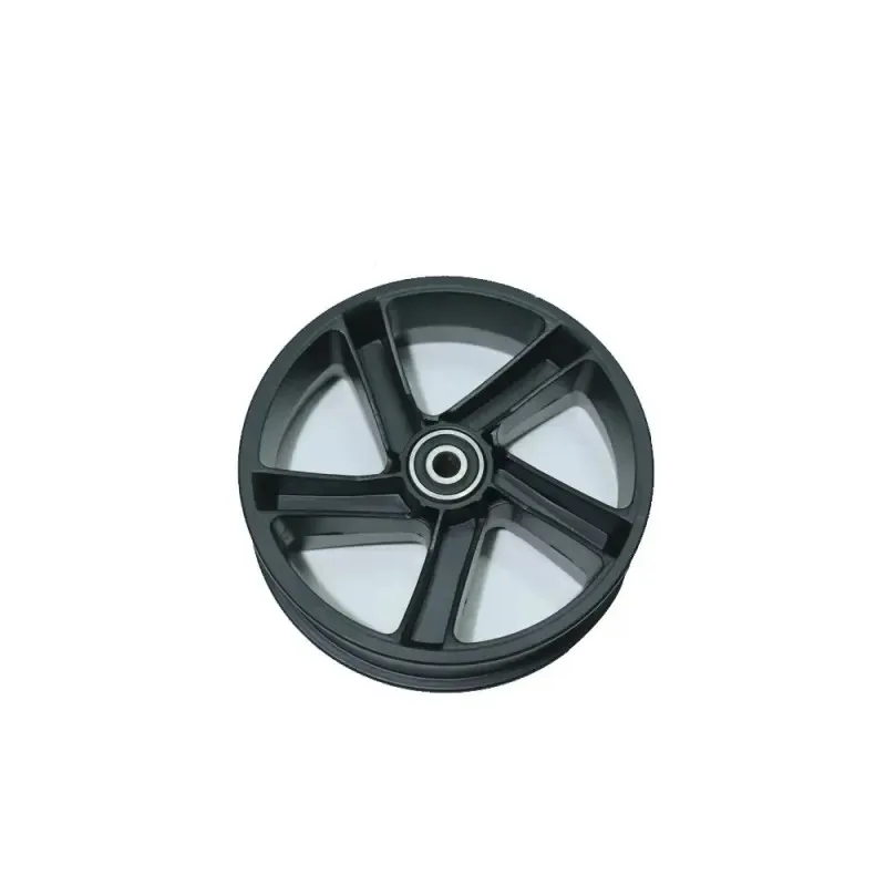 Segway Ninebot ES1/ES2 Scooter Wheel Hub Steel Rim Segway Ninebot Scooter ES1/ES2 Scooter Wheel Hub Explosion-Proof Replacement Part 8 Inch Solid Tire 200x50 Rear Wheel with Assembly