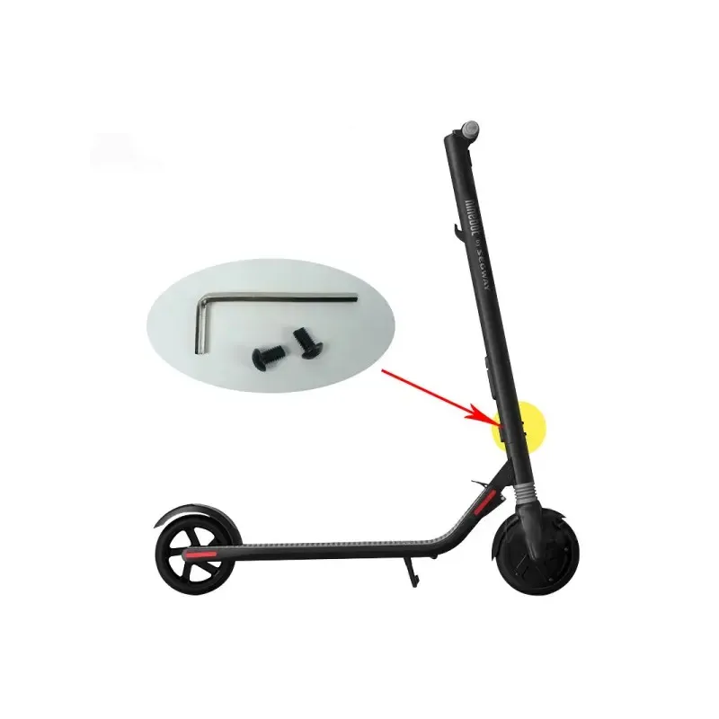 Below Screws with Tool for Segway Ninebot ES Scooters Repair Stem Screws For Electric Scooter Stem To Base Mounting Screw Kit Wrench Stainless Steel Bolts