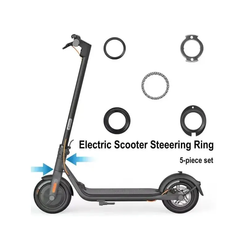 Ninebot F20 F30 F40 Bearing Cup Set Front Steering Bearing Cup Assembly Repair and Replacement Parts Fork Bearing Bowl Set Fork Tube Pole Rotating Steering Repairing Parts