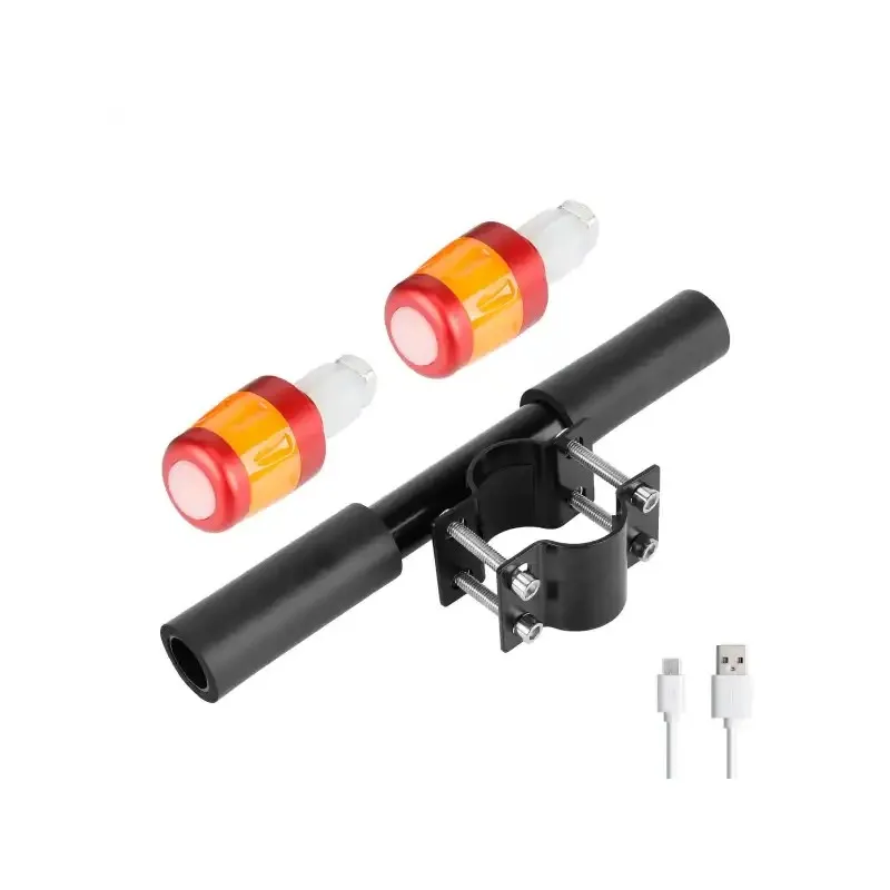 Ulip Kid Handle Bar with Red-Orange Ulip Light for Xiaomi M365 Pro Pro2 1S Ninebot F20 F25 F30 F40 Electeic Scooters Handle Bar with Lighted Child Armrest Electric Scooter Adjustable Handlebar for Kids Child Safe Handrail Spare Parts