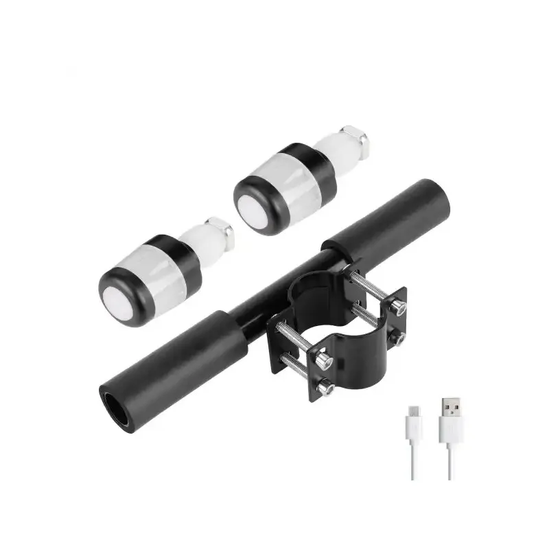 Ulip Kid Handle Bar with Black-White Ulip Light for Xiaomi M365 Pro Pro2 1S Ninebot F20 F25 F30 F40 Electeic Scooters Handle Bar with Lighted Child Armrest Electric Scooter Adjustable Handlebar for Kids Child Safe Handrail Spare Parts