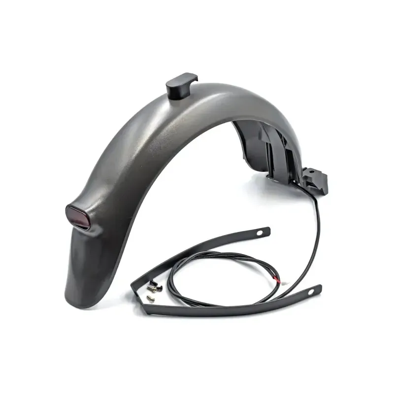 Rear Fender Kit with Bracket Support Hook and Tailight for F20F25F30F40 Scooter Ninebot F20F25F30F40 Electric Scooter Accessory F30 Rear Fender Mudguard Splash Guard Wheel Guard