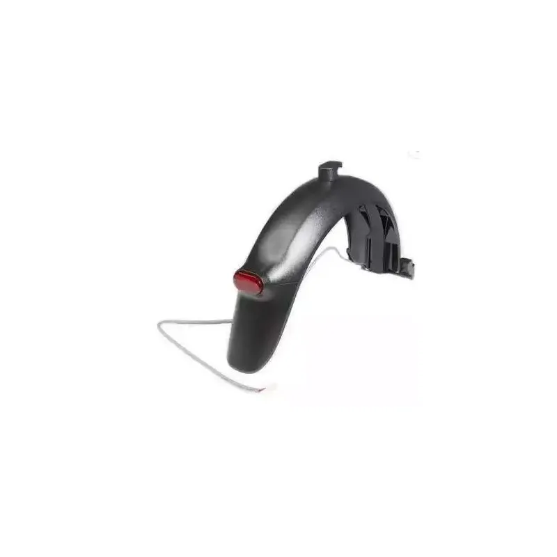 Rear Fender Kit with Hook and Tailight for F20 F25 F30 F40 Scooter Ninebot F20F25F30F40 Electric Scooter Accessory F30 Rear Fender Mudguard Splash Guard Wheel Guard