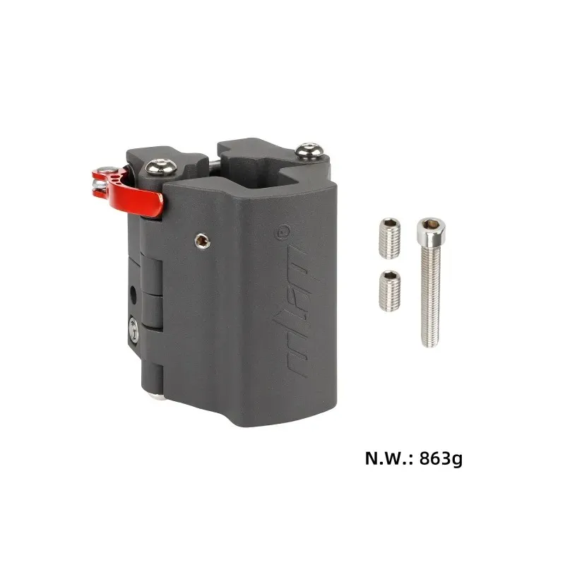 Ulip Gray Folding Clamp for Xiaomi M365 Pro Pro2 1S MI3 Lite Ninebot F20 F25 F30 F40 Series Electric Scooter Alumunim Foldable Fastener Scooter Stabilizer
