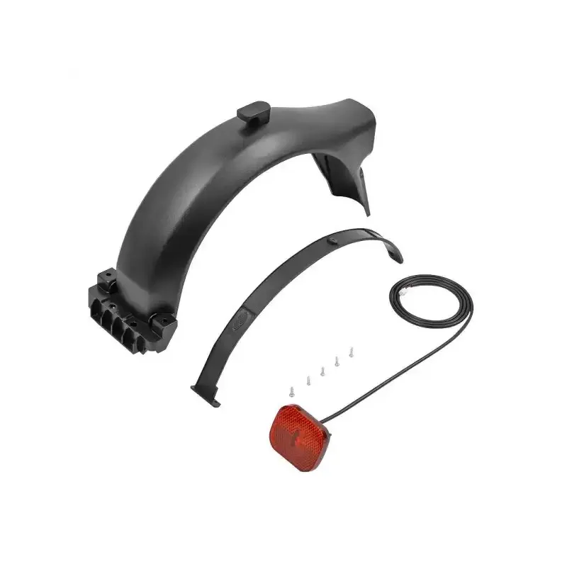 Electric Scooter Rear Fender Kit With Hook And Taillight Set for Segway Ninebot F30D F40D E-Scooter Rear Mudguard Brake Safty Lamp Accessories