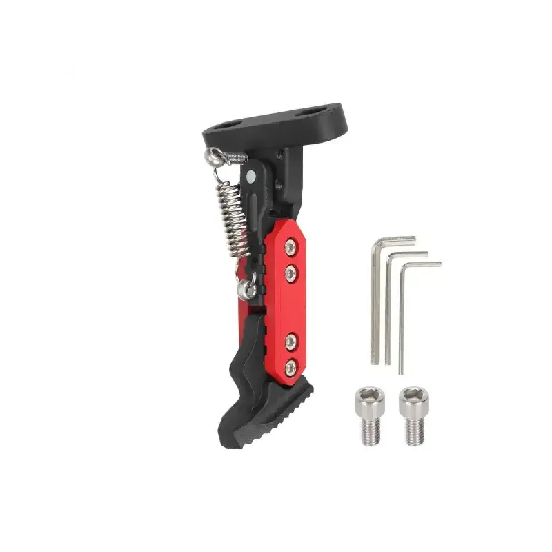 Ulip Black-Red adjustable kickstand for Xiaomi 4 4 Lite 4 Pro Ninebot F20 F30 F40 Electric Scooter Upgraded Foot Support Adjustable Parking Kickstand Part