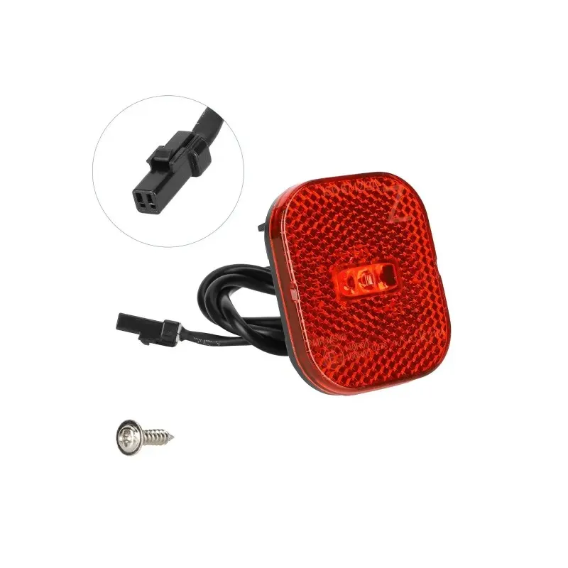 Taillight for Segway Ninebot Max G3/F3/ZT3 Pro Electric Scooter Taillight Brake Light Warning Taillight Rear Fender Warning Brake Tail Light Rear Signal Light Rear Lamp for Ninebot Max G3 F3 ZT3 Scooter