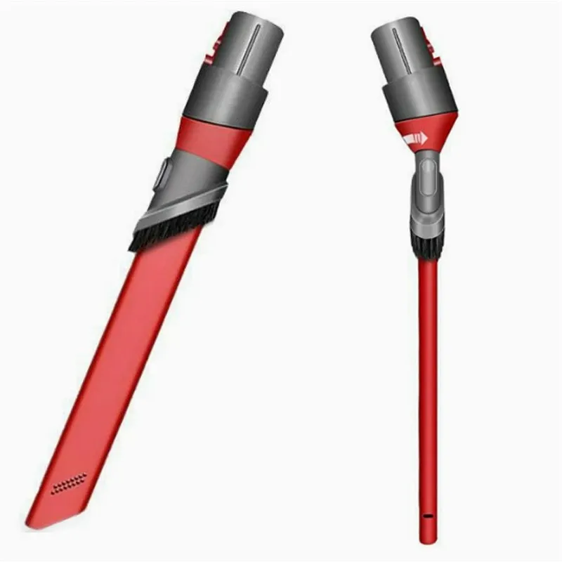 Ultra Narrow Angled Crevice Brush Nozzle Fit for Dyson V7 V8 V10 V11 V12 V15 Vacuum
