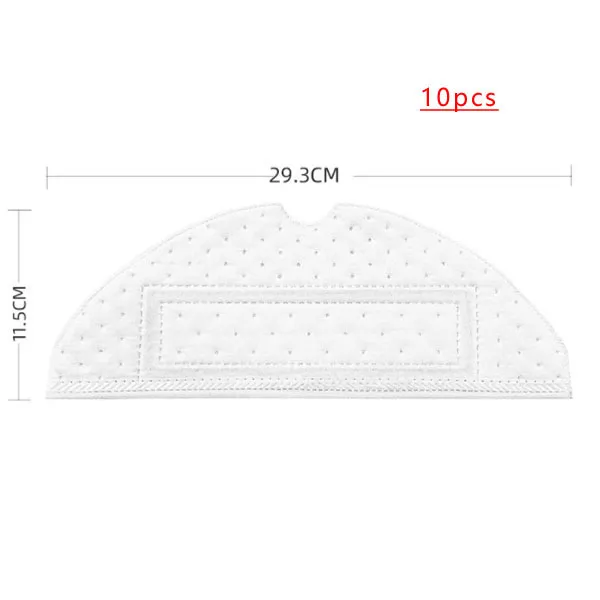   (10pcs) Disposable Mop For   Roborock S7 T7S Plus Robotic Vacuum Cleaner   