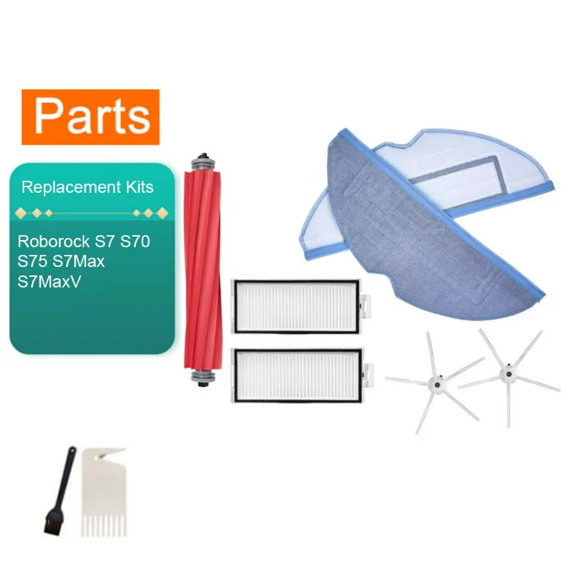  Replacement Kits for  Roborock S7, S7+, S7 MaxV Series       