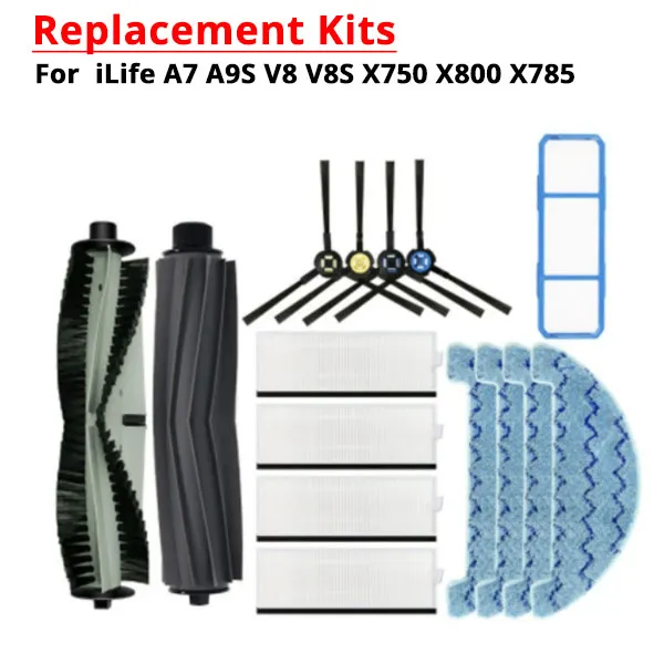  Replacement Kits For iLife A7 A9S V8 V8S X750 X800 X785  