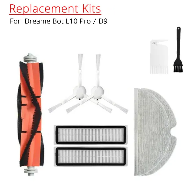  Replacement Kits for Dreame D9 /Dreame Bot L10 Pro         