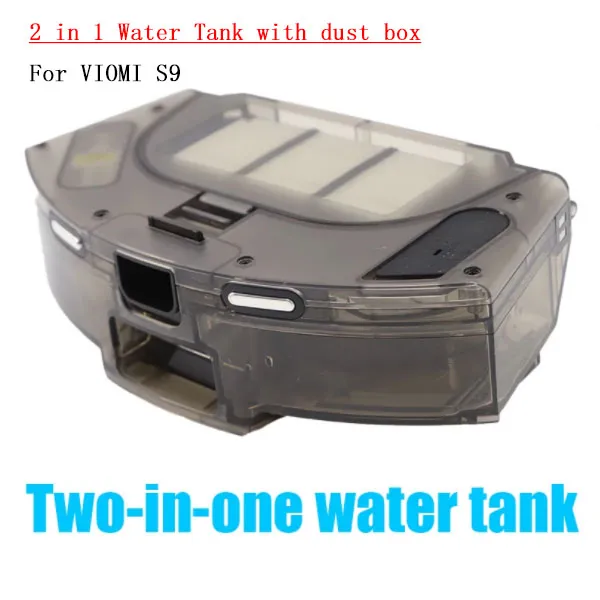  2 in 1 Water Tank with dust box  For VIOMI S9/Lydsto R1 
