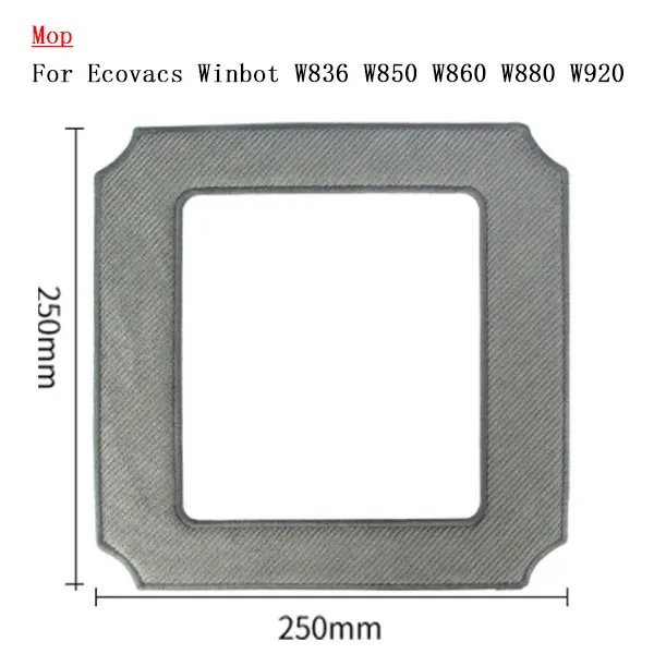5pcs Mop for Ecovacs Robotics Winbot W836 W850 W860 W880 W920