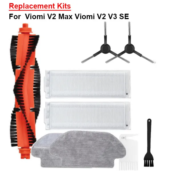  Replacement Kits For  Viomi V2 Max Viomi V2 V3 SE/X2 /VXVC07-JG/VXVC01-JG  
