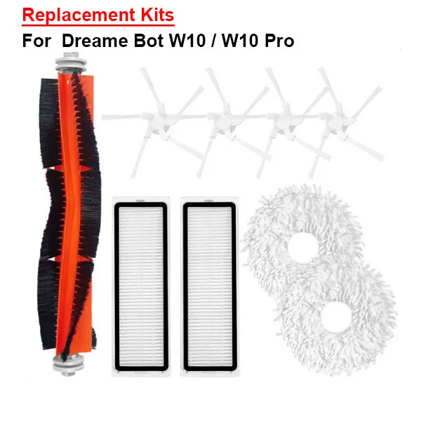  Replacement Kits For  Dreame Bot W10 / W10 Pro 