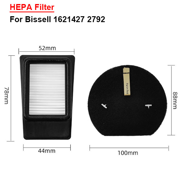  HEPA Filter For Bissell 1621427 2792 