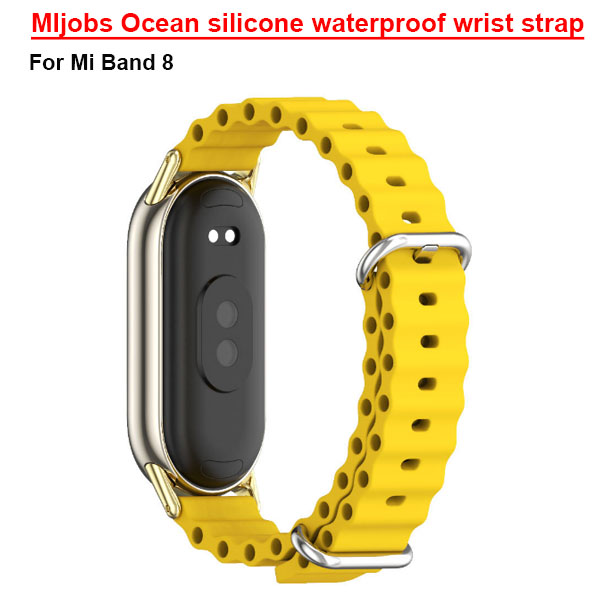 MIjobs Ocean silicone waterproof wrist strap For mi band 8