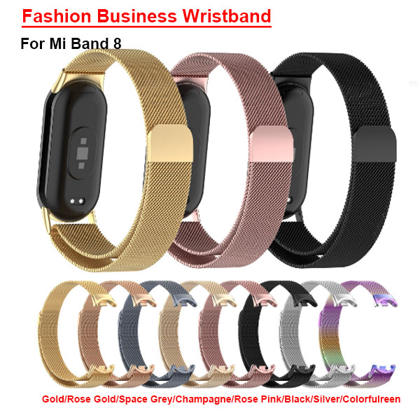   Fashion Business Wristband For miband 8 
