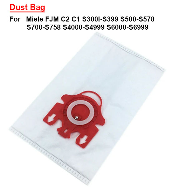 Dust Bag For Miele FJM C2 C1 S300I-S399 S500-S578 S700-S758 S4000-S4999 S6000-S6999