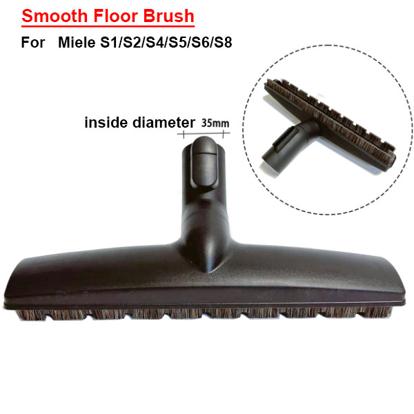   Replacement Set SBB Parquet Anti-Collision Smooth Floor Brush With Horsehair For Miele Vacuum Cleaner 35 MM 1 3/8 Inch  