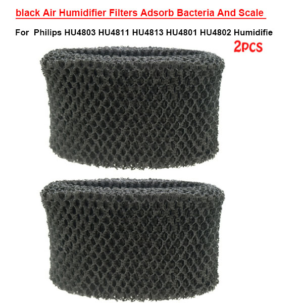 black Air Humidifier Filters Adsorb Bacteria And Scale For Philips HU4803 HU4811 HU4813 HU4801 HU4802 Humidifie