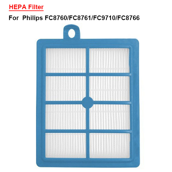 Blue HEPA Filter For Philips FC8760/FC8761/FC9710/FC8766 (2pcs)	