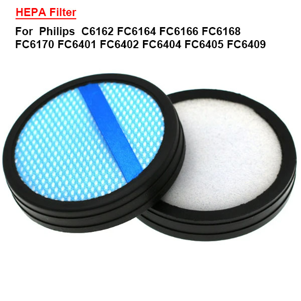 HEPA Filter For Philips FC6162 FC6164 FC6166 FC6168 FC6170 FC6400 FC6401 FC6402 FC6404 FC6405 FC6408 FC6409