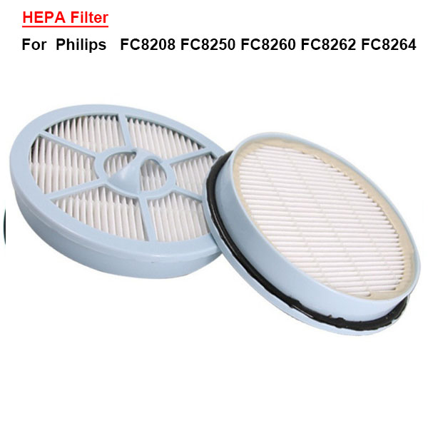  HEPA Filter For Philips FC8208 FC8250 FC8260 FC8262 FC8264(2pcs) 