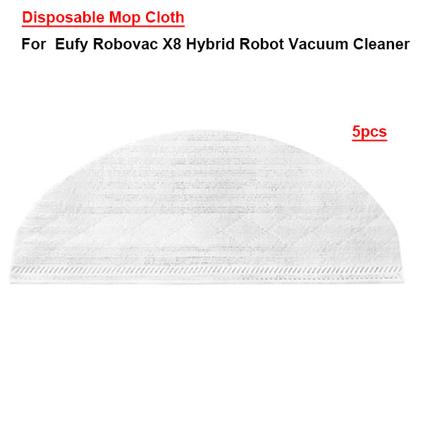  Disposable Mop Cloth  For Eufy Robovac X8 Hybrid Robot Vacuum Cleaner