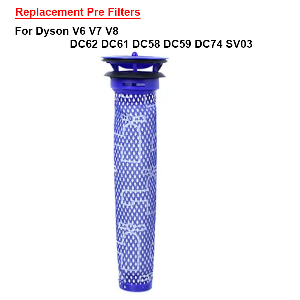  Replacement Pre Filters  For Dyson V6 V7 V8 DC62 DC61 DC58 DC59 DC74 SV03 