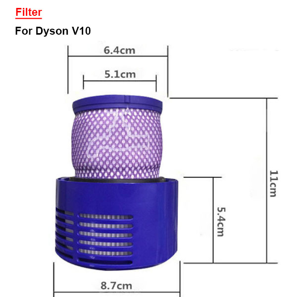  Filter For Dyson V10 