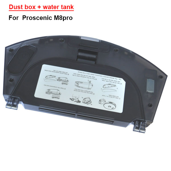  Dust box + water tank For  Proscenic M8pro 