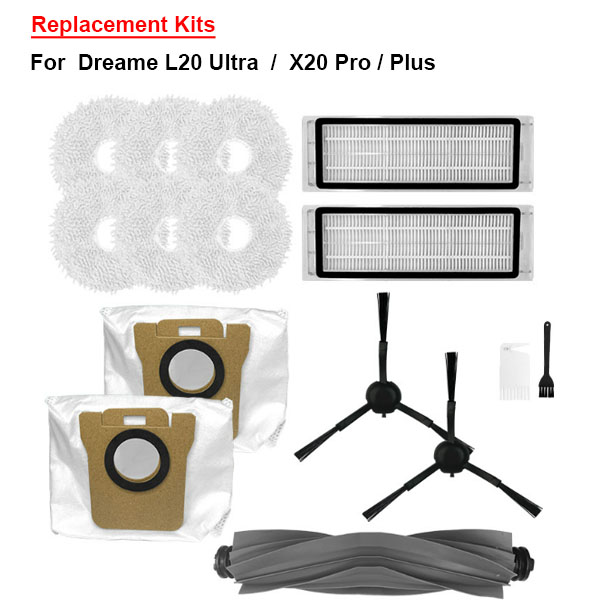  Replacement Kits For Dreame L20 Ultra / X20 Pro / Plus 