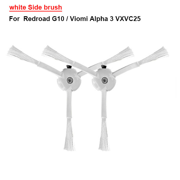 white Side brush For  Redroad G10 / Viomi Alpha 3 VXVC25 