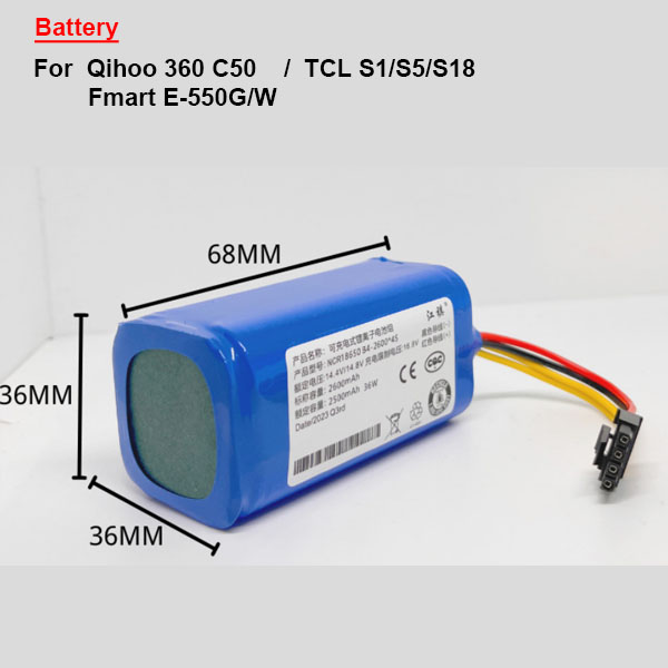  Battery For Qihoo 360 C50  /  TCL S1/S5/S18 /Fmart E-550G/W 