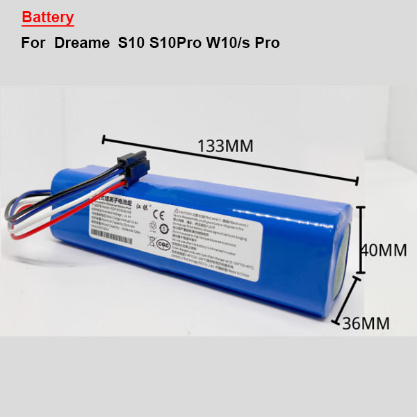 Battery For  Dreame S10 S10Pro W10/s Pro