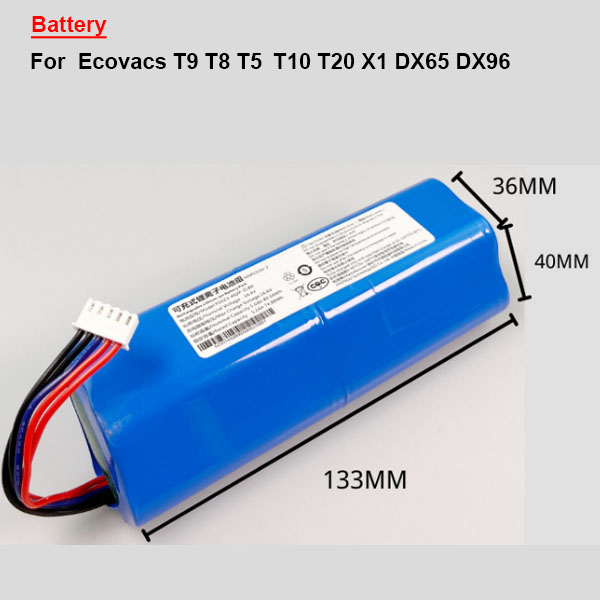  Battery  For  Ecovacs T9 T8 T5 T10 T20 X1 DX65 DX96  