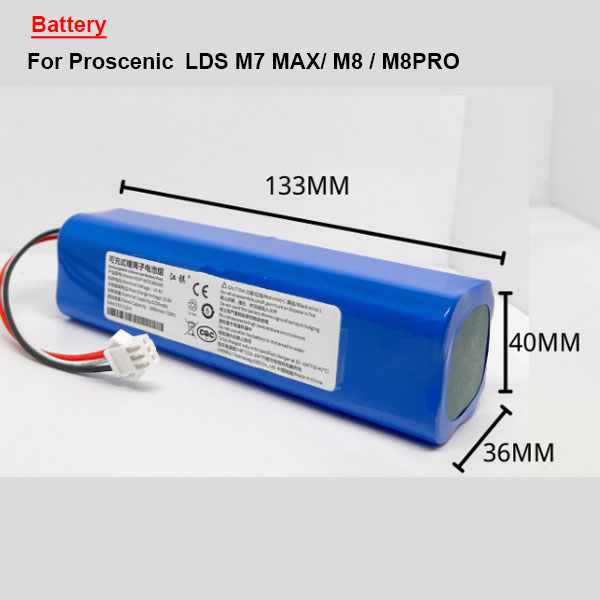  Battery For Proscenic LDS M7 MAX/ M8 / M8PRO 
