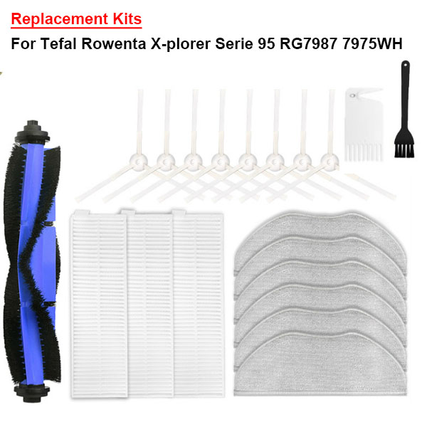 Replacement Kits  For Tefal Rowenta X-plorer Serie 95 RG7987 7975WH