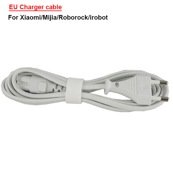   EU Charger cable For Xiaomi/Mijia/Roborock/irobot  