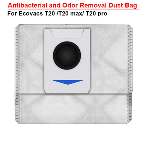 Antibacterial and Odor Removal Dust Bag  For Ecovacs T20 /T20 max/ T20 pro