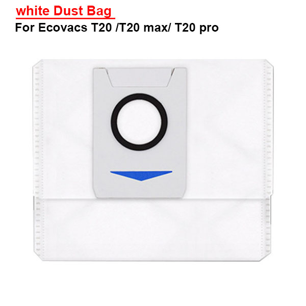 white Dust Bag For Ecovacs T20 /T20 max/ T20 pro 1pcs