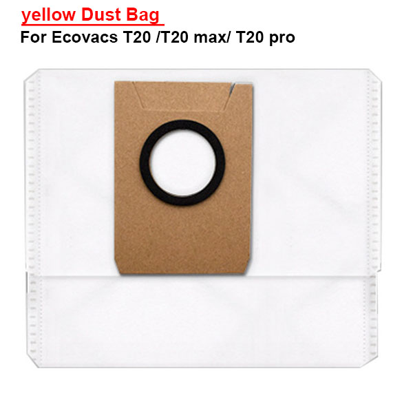 yellow Dust Bag  For Ecovacs T20 /T20 max/ T20 pro