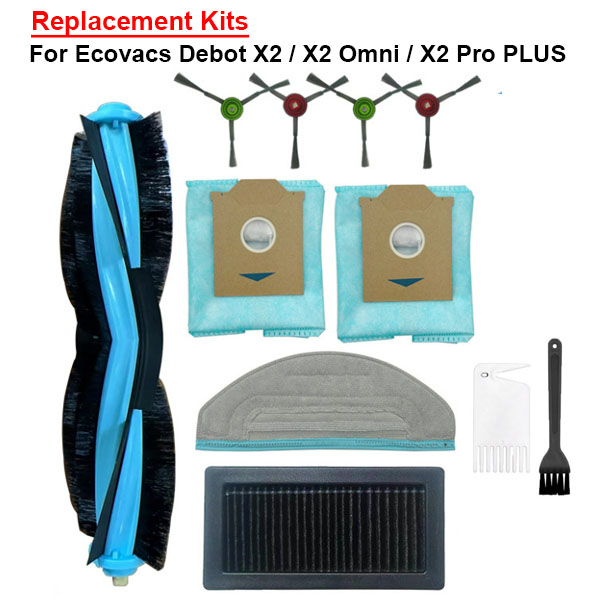 Replacement Kits For Ecovacs Debot X2 / X2 Omni / X2 Pro PLUS 