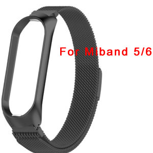 Black Fashion Business Wristband For miband 5	/6
