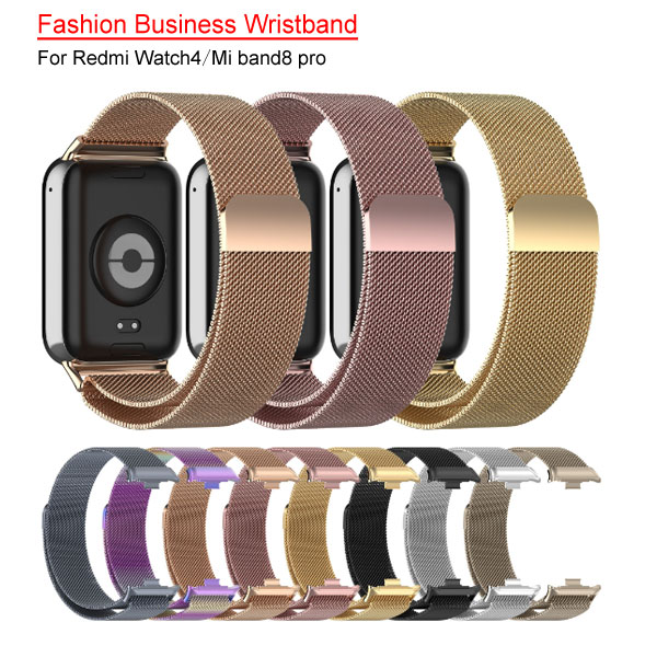  (Colorful)Fashion Business Wristband For Redmi Watch4/Mi band8 pro	 